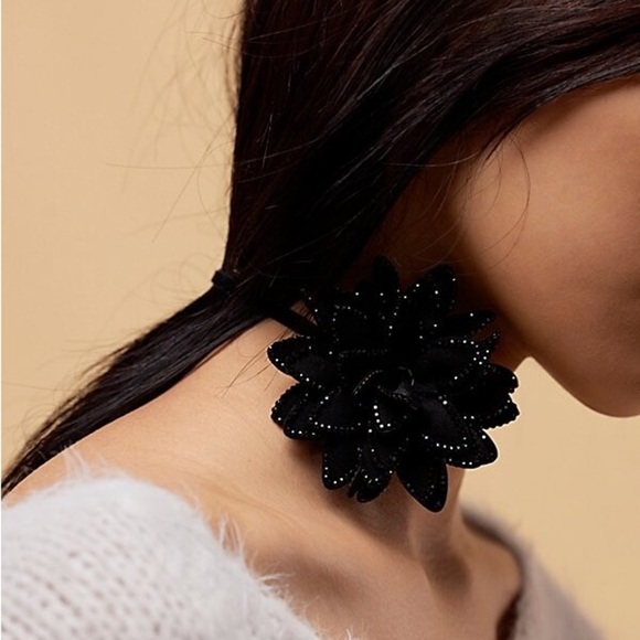 Free People From Dusk Till Dawn Choker - Black - NWT - Picture 1 of 7
